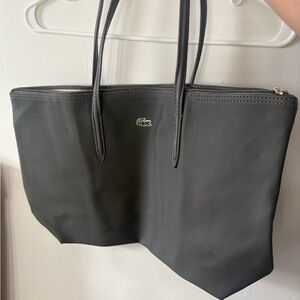 Lacoste Women's Charcoal Tote Bag
